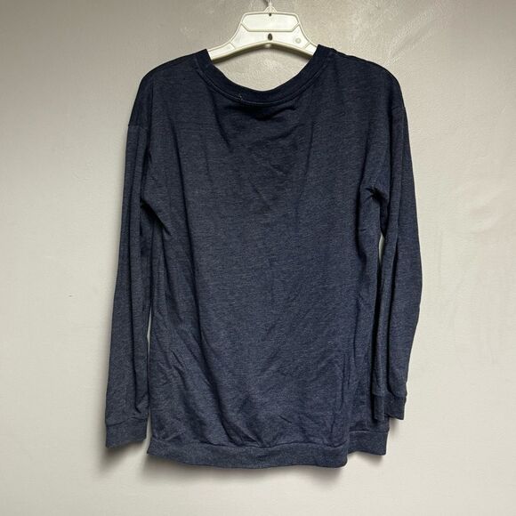 Little Mermaid 1989 Navy blue shirt Disney size Small S long sleeve sweatshirt - Picture 4 of 4